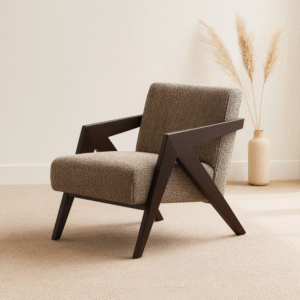 Modern Armchair – Sculptural Form and Timeless Comfort