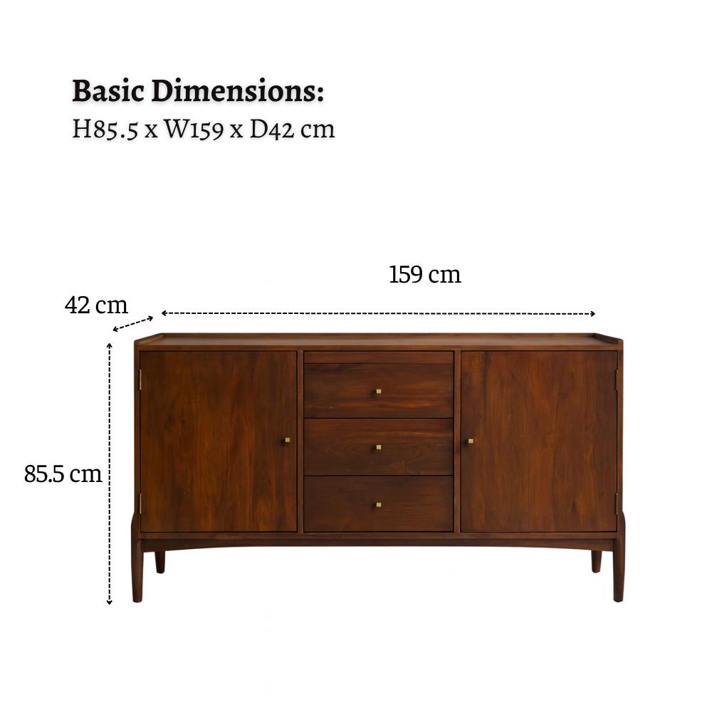 dimension of the sideboard WSB008