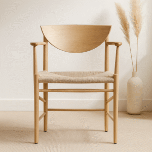 japandi style dining chair