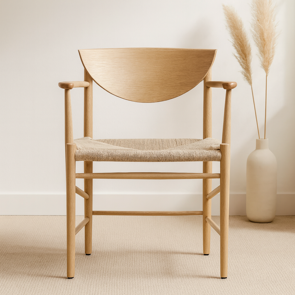 japandi style dining chair