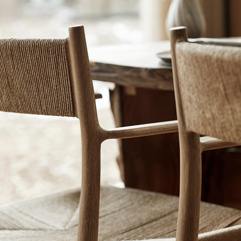 solid oak backrest