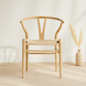 Ash wood dining chair