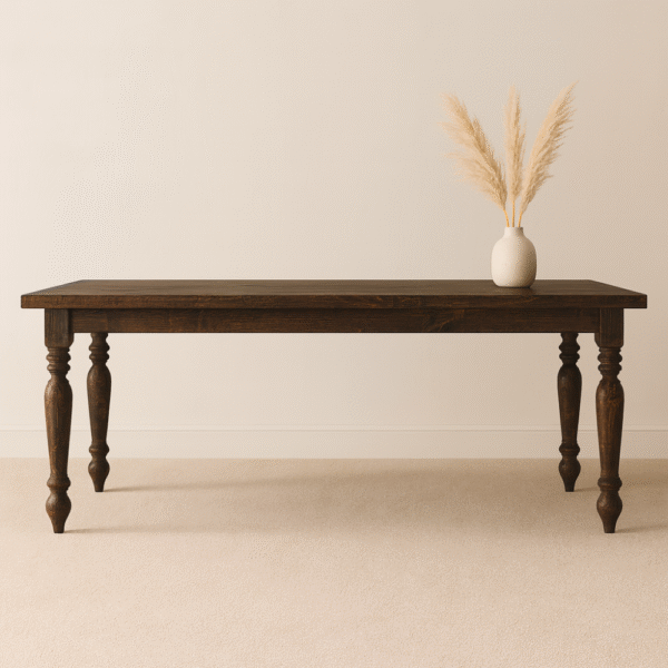 Solid Wood Japandi Dining Table - WDT003 - Sukavina Premium Furniture