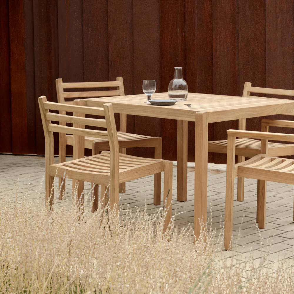 Solid Teak Dining Table for outdoor use
