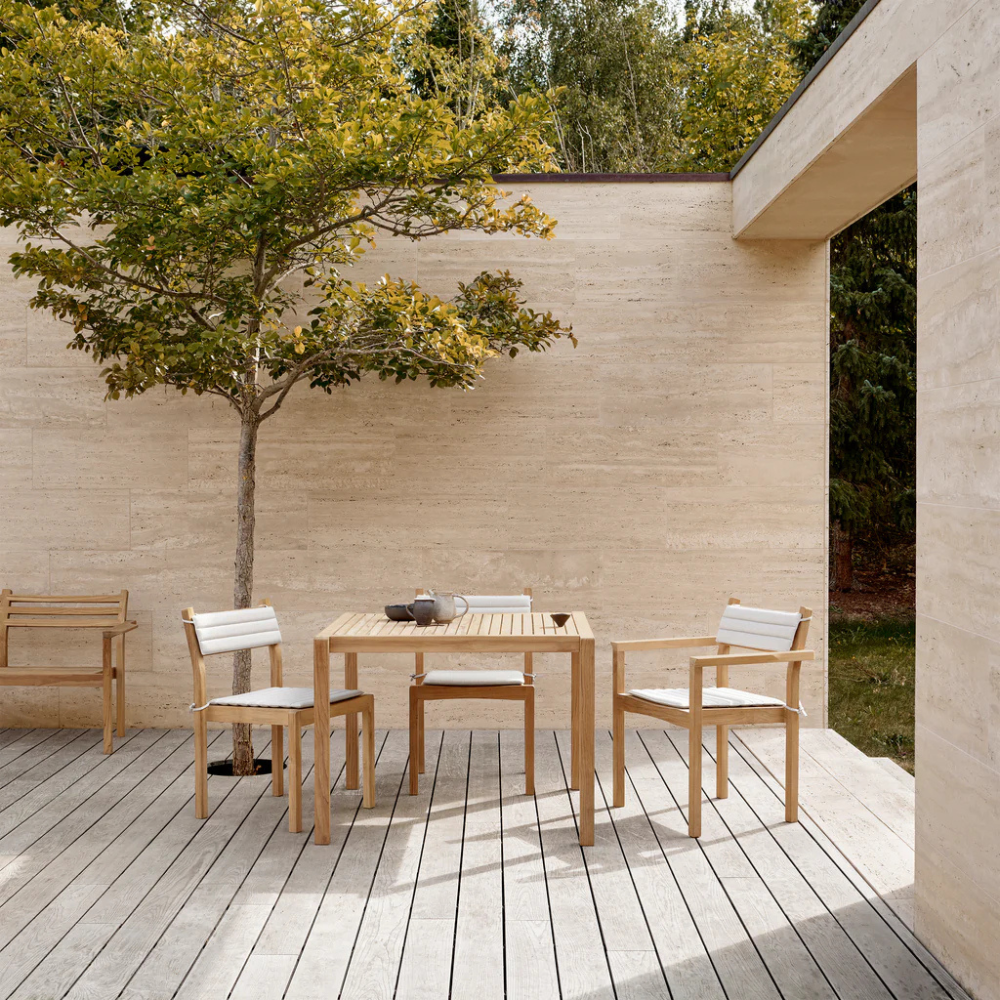 Solid Teak Dining Table for outdoor use