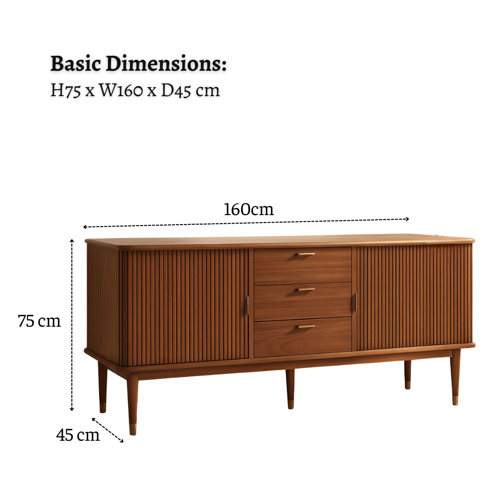 dimension of the sideboard WSB007