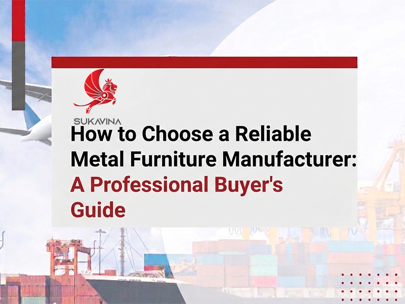 How to Choose a Reliable Metal Furniture Manufacturer: A Professional Buyer's Guide