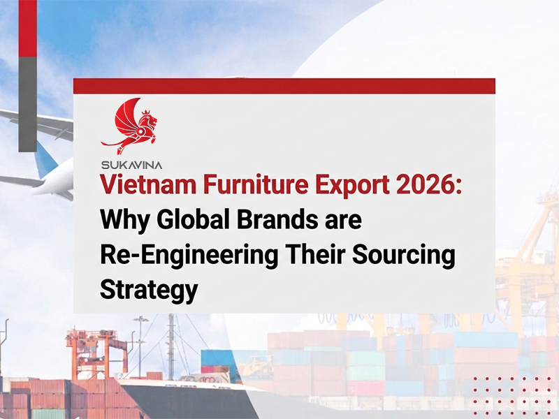 Vietnam Furniture Export 2026: Why Global Brands are Re-Engineering Their Sourcing Strategy