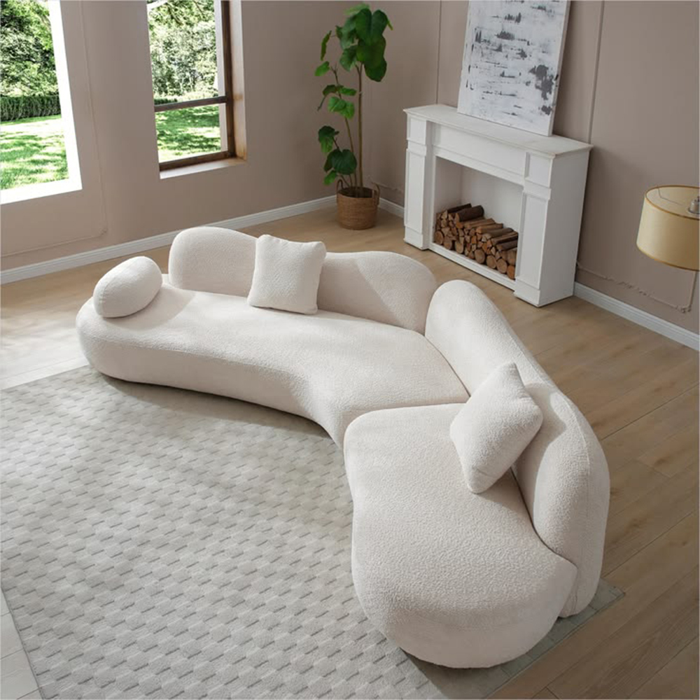 5 Curved Beige Sofas for a Perfect "Warm Minimalism" Living Room